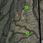 Green Butte T21S R28E Township Map Preview 3