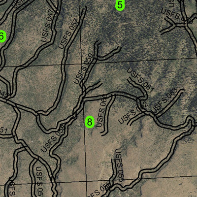 Gumboot Canyon T22S R27E Township Map Preview 3