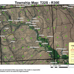 Arrowhead Butte T22S R30E Township Map Preview 1