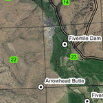 Arrowhead Butte T22S R30E Township Map Preview 2