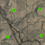 Arrowhead Butte T22S R30E Township Map Preview 3