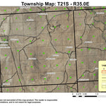 Bartlett Mountain T21S R35E Township Map Preview 1