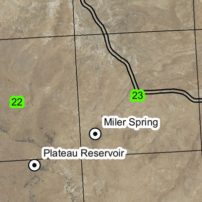 Bartlett Mountain T21S R35E Township Map Preview 2