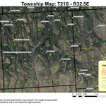 Rattlesnake Creek T21S R32E Township Map Preview 1