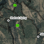 Rattlesnake Creek T21S R32E Township Map Preview 2