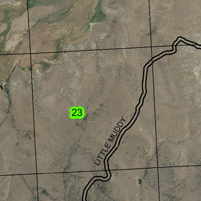 Miller Reservoir T20S R33.5E Township Map Preview 2