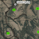 Miller Reservoir T20S R33.5E Township Map Preview 3
