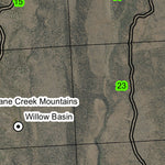 Willow Basin T24S R34E Township Map Preview 2