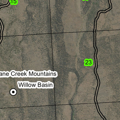 Willow Basin T24S R34E Township Map Preview 2