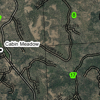 Buck Butte T20S R33E Township Map Preview 3