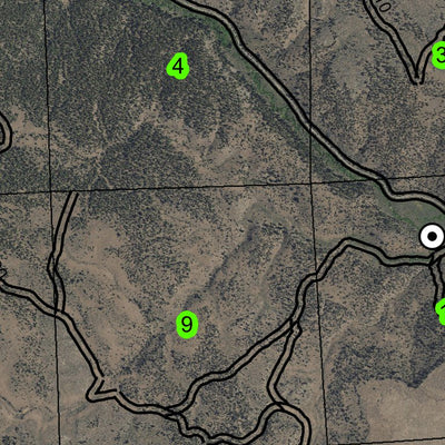 Ryegrass Creek T22S R25E Township Map Preview 3