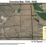 Sheep Lake T23S R25E Township Map Preview 1