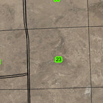 Sheep Lake T23S R25E Township Map Preview 2