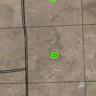 Sheep Lake T23S R25E Township Map Preview 2