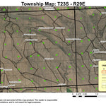 Sagehen Summitt T23S R29E Township Map Preview 1