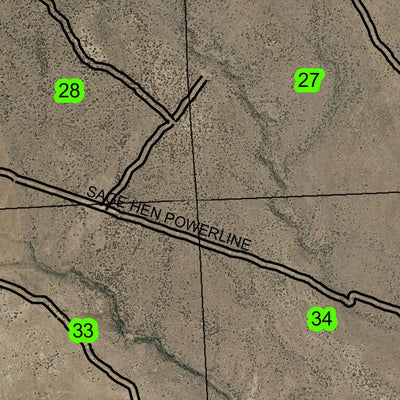 Sagehen Summitt T23S R29E Township Map Preview 3