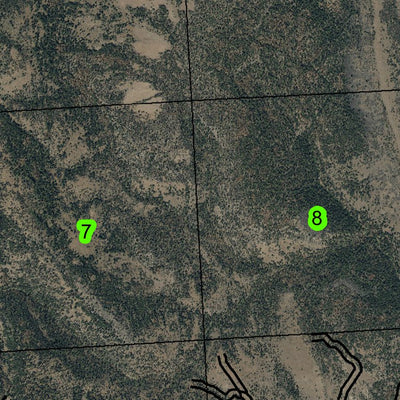 Elephant Butte T21S R33E Township Map Preview 3