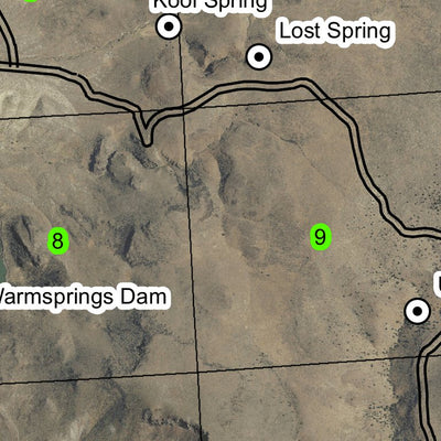 Warmsprings Reservoir T23S R36E Township Map Preview 3