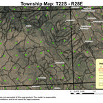 Bald Butte T22S R28E Township Map Preview 1