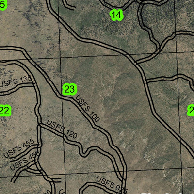 Bald Butte T22S R28E Township Map Preview 2