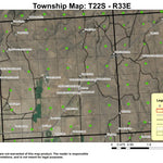 Buchanan T22S R33E Township Map Preview 1