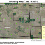 Bennett Lake T23S R32.5E Township Map Preview 1