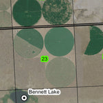 Bennett Lake T23S R32.5E Township Map Preview 2
