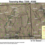 Clear Creek T22S R35E Township Map Preview 1