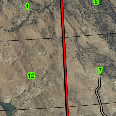 Upton Mountain T22S R36E Township Map Preview 3