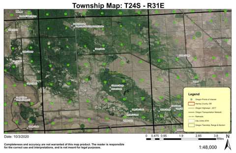 Harney Basin T24S R31E Township Map Preview 1