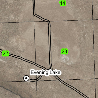 Yellowstone Lake T25S R25E Township Map Preview 2