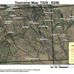 Green Flat T22S R29E Township Map Preview 1