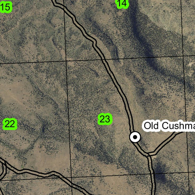 Green Flat T22S R29E Township Map Preview 2