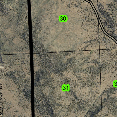 Green Flat T22S R29E Township Map Preview 3