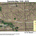 Shields Butte T23S R27E Township Map Preview 1