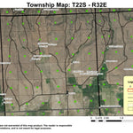 Armstrong Canyon T22S R32E Township Map Preview 1