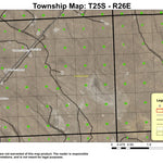 Yellowstone Waterhole T25S R26E Township Map Preview 1
