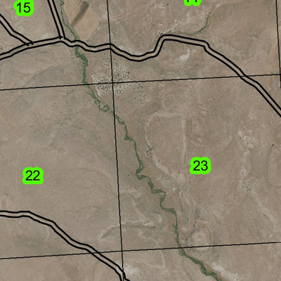 Alder Creek T25S R35E Township Map Preview 2