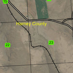 Crane Butte T25S R34E Township Map Preview 2