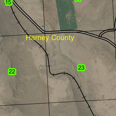 Crane Butte T25S R34E Township Map Preview 2