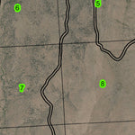 Crane Butte T25S R34E Township Map Preview 3