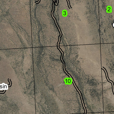 Coleman Mountain T23S R35E Township Map Preview 3