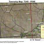 Buck Mountain T24S R36E Township Map Preview 1