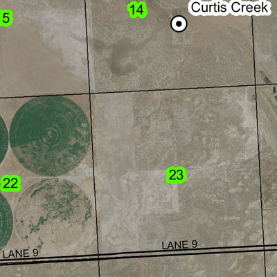 Laton Point T23S R33E Township Map Preview 2
