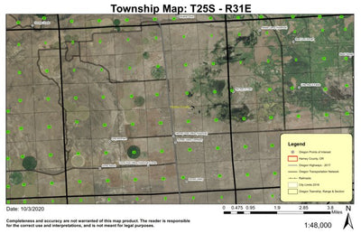 Sunset Valley T25S R31E Township Map Preview 1