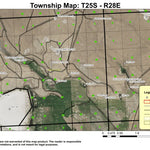 Silver Lake T25S R28E Township Map Preview 1