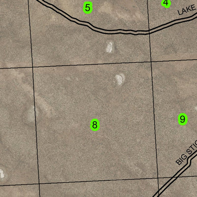 Alex Butte T26S R26E Township Map Preview 3