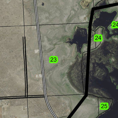 Mud Lake T26S R31E Township Map Preview 2