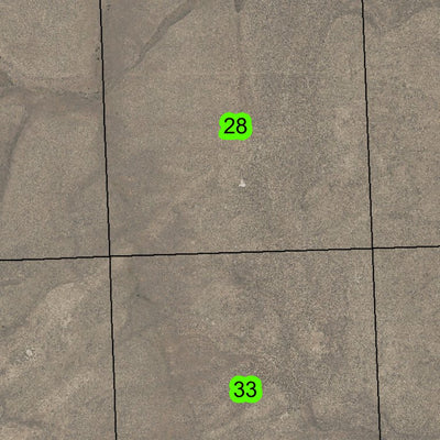 Horsehead Mountain T28S R25E Township Map Preview 3
