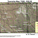 Weed Lake T28S R29.5E Township Map Preview 1